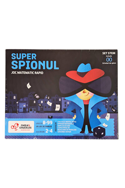 Chalk and Chuckles Joc matematic - Super Spionul