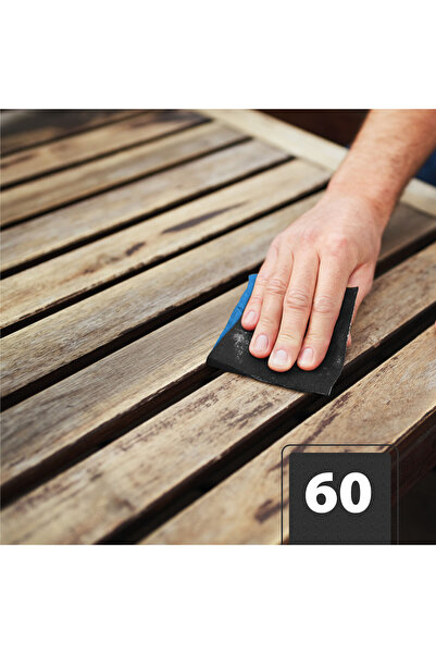 Handy Pânză abrazivă - 60- albastru - 230 x 280 mm - 5 bucati / pachet