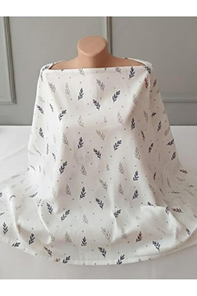 Yuar Baby مريلة الرضاعة الطبيعية من ليف - رمادي