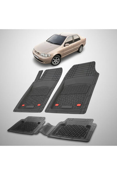 TEAMCAR Fiat Albea Sedan 178 Συμβατά Πατάκια 2002-2006 | Μαύρο