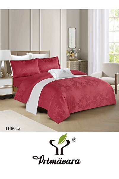 Primavara Double Duvet Cover Set , Jacquard satin, 4 pieces, Stretchy sheet