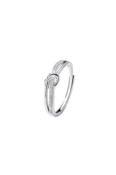 genernic Women's Ring with 925 Sterling Silver Rhodium Plated Zircon Ring