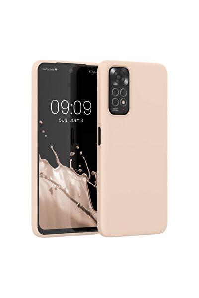 KWmobile Case for Xiaomi Redmi Note 11/Redmi Note 11s, Silicone, Cream, 57372...