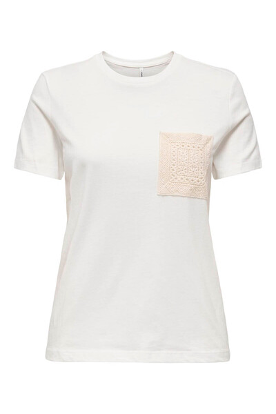 ONLY Onlenja Life White Women's T-Shirt 15369258