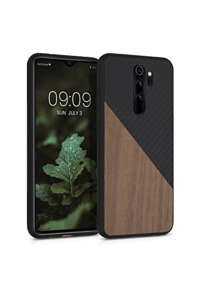 KWmobile Case for Xiaomi Redmi Note 8 Pro, Wood, Brown, 56622.01,