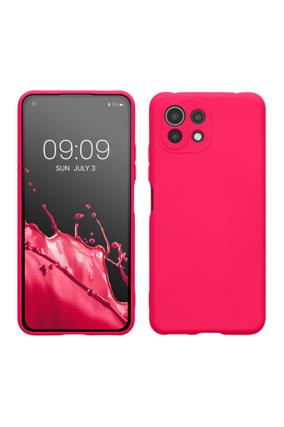 KWmobile Кейс за Xiaomi Mi 11 Lite 5G/11 Lite 5G NE, Силиконов, Розов, 56047.77