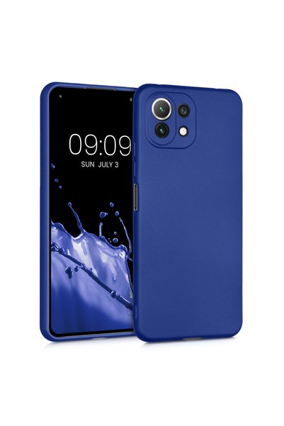 KWmobile Калъф за Xiaomi Mi 11 Lite 5G, Силиконов, Син, 54727.64