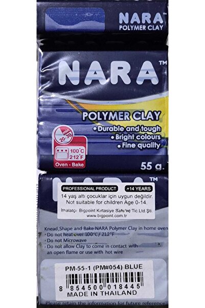 NARA Polimer Kil 55 Gram PM54 Mavi (Blue) 1 Adet