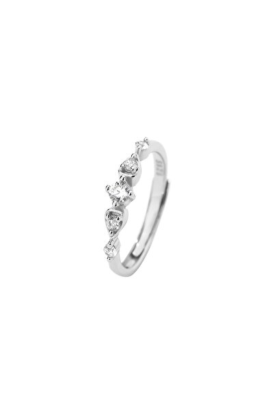 genernic Women's Ring Shine of Tenderness 925 Sterling Silver Rhodium Plated ...