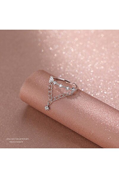 genernic خاتم السلسلة اللامعة فضة عيار 925