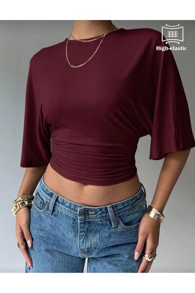 peri tower Women's Cotton Pack Soft Fabric Blouse Draped Stylish Daily Model ...