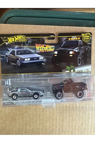 HOT WHEELS Premium Back to the Future Geleceğe Dönüş İkili Paket Time Machine...