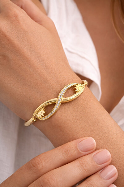 Ervalina Taşlı Alya Bilekiği 4 CM