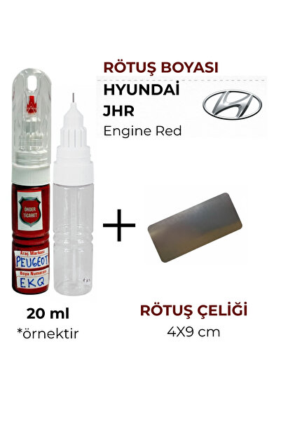 Önder Ticaret Hyundai JHR Engine Red Rötüş Boyası ve Rötuş Çeliği i30