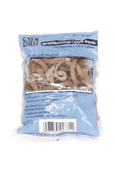 ALCO Elastice pentru legat cabluri, 50g/cutie, D 32 x 4.0 x 1.2mm,