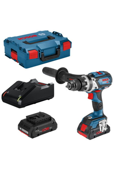 Bosch Masina de gaurit si insurubat GSB 18 V-110 C albastru/negru L-BOXX 2x b...