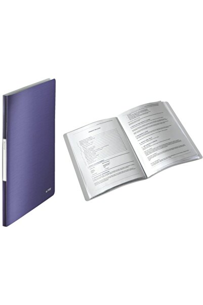 Leitz Mapa Style, de prezentare, plastic PP, 40 de folii - albastru-violet