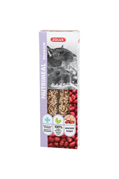 Zolux NUTRIMEAL 3 Stick z orzechami arachidowymi dla szczura/myszy 125 g