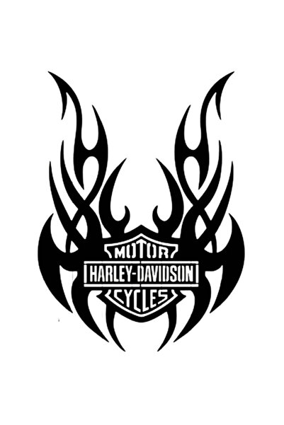 Vivatechnix Decoratiune metalica de perete Krodesign KRO-1059, Harley Davidso...