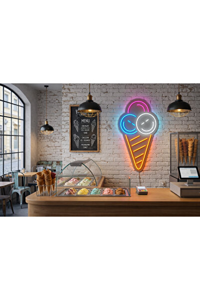Neon led dondurma
