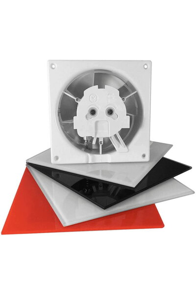 airRoxy dRim FI 100 HS BB ventilator de perete și tavan, senzor de umiditate,...