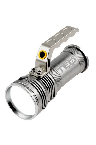 TED Electric LANTERNA 10W ALUMINIU CU ACUMULATOR 2X 18650