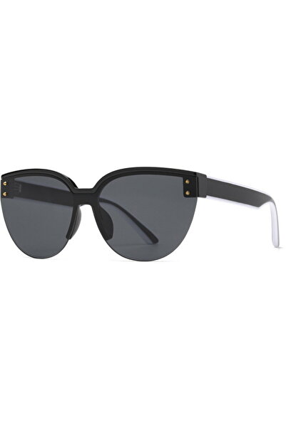 Techsuit Women's Sunglasses - (6506) - Bright Black / Gray