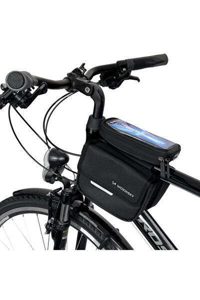 WOZINSKY geantă de bicicletă cadru, coș de bicicletă, husă de telefon imperme...