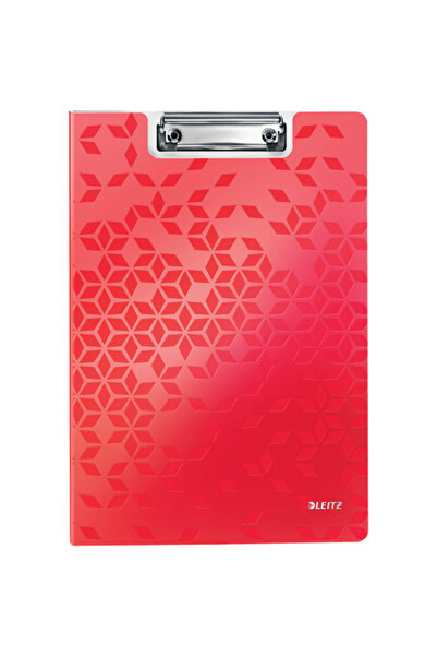 Leitz Clipboard WOW, dublu, polyfoam, A4, 100 coli, rosu