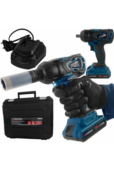 yato Cheie de impact fДѓrДѓ acumulator 1/2" (18V, 3.0AH, LI-ION, 0-2200 rpm, ...