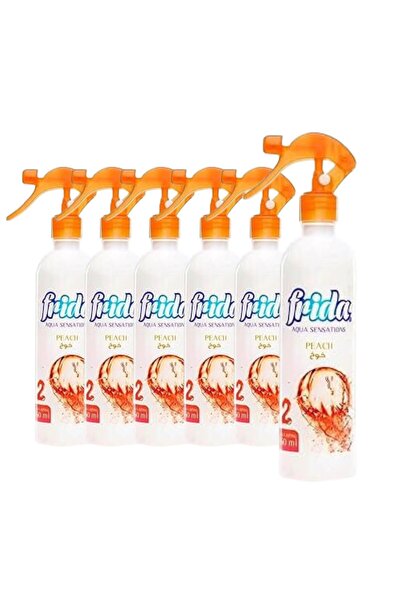 Frida 6 علب معطر جو فريدا برائحة الخوخ 450 ملي