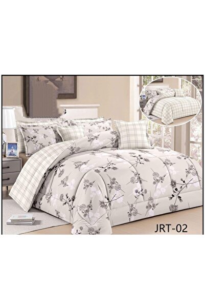 Barigo Double bedsheet set with floral pattern, 6-piece Duvet cover, size 230...