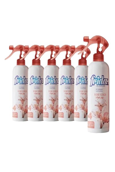 Frida 6 علب فريدا | بخاخ معطر للجو - روز جولد