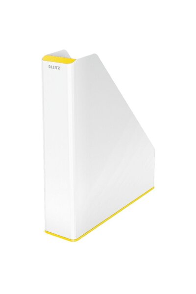 Leitz Suport vertical WOW, pentru documente, PS, A4, culori duale, alb-galben