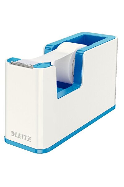Leitz Dispenser banda adeziva WOW, PS, banda inclusa, culori duale, alb-albastru