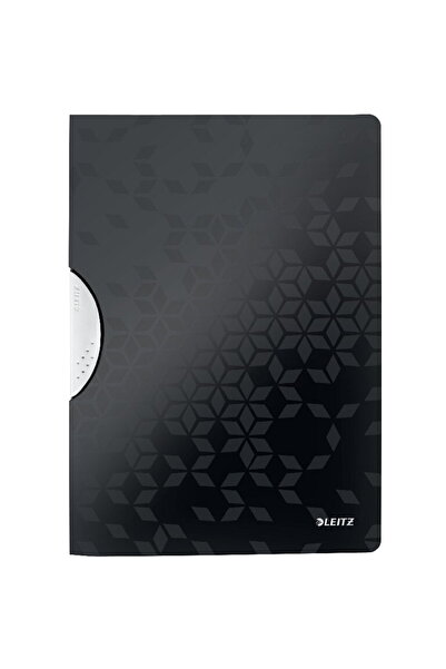 Leitz Dosar cu clip WOW ColorClip, PP, A4, 30 coli, negru