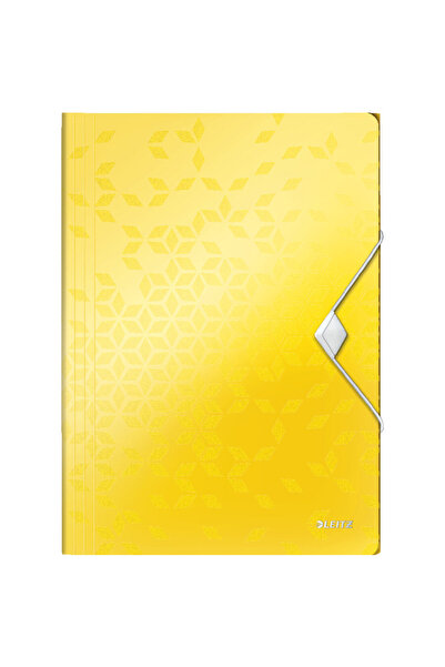 Leitz WOW Stretchy folder, PP, A4, 150 sheets, yellow