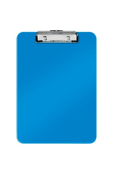 Leitz Clipboard WOW, simplu, PS, A4, 100 coli, albastru