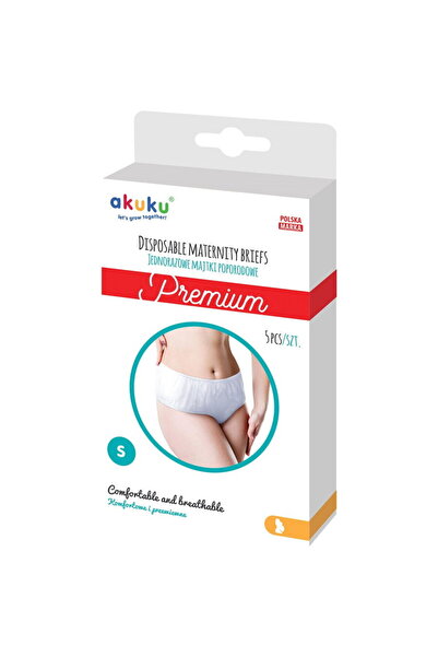 Akuku Chiloți postpartum de unică folosință mărime PREMIUM. S 5 buc, mărimea S