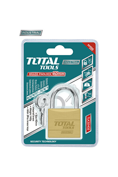 TOTAL Padlock - 40mm - 142g (INDUSTRIAL)