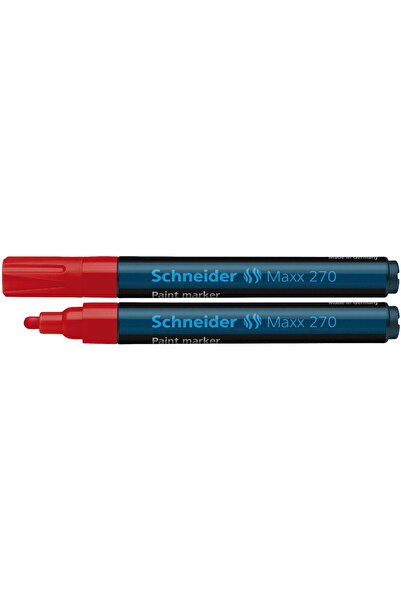 SCHNEIDER Marker cu vopsea Maxx 270, varf rotund 1-3mm - rosu