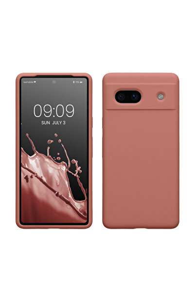 KWmobile Carcasă pentru Google Pixel 7a, roz, silicon, KWM000019YE034C