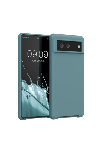 KWmobile Carcasă pentru Google Pixel 6, Verde Închis, Silicon, KWM000013EZ058C