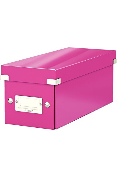 Leitz Cutie depozitare WOW Click & Store, carton laminat, pliabila, cu capac,...