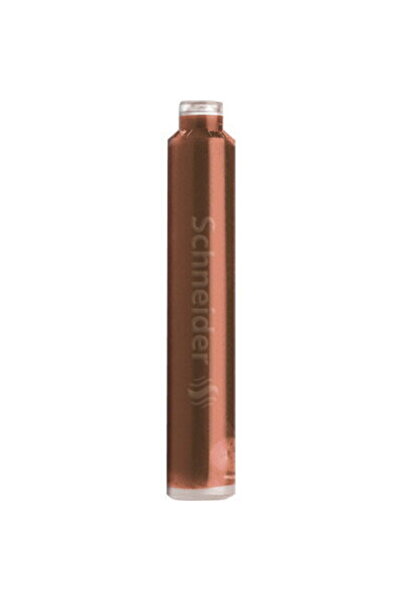 SCHNEIDER SCHNEIDER cartridges, 6pcs/set - pastel cognac ink