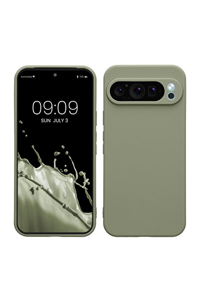 KWmobile Carcasă pentru Google Pixel 9 Pro XL, Verde Deschis, Silicon, KWM000...