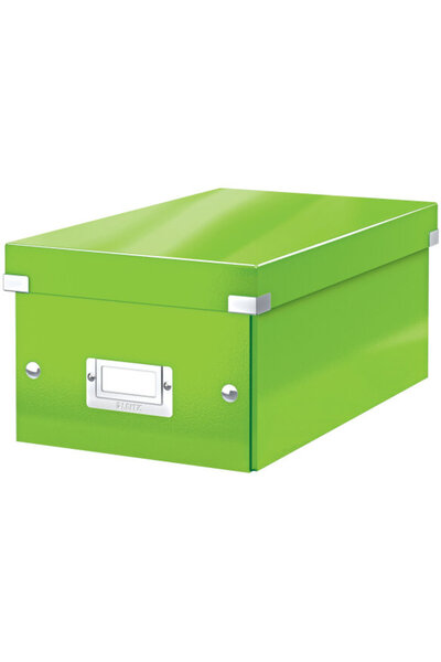 Leitz Cutie depozitare WOW Click & Store, carton laminat, pliabila, cu capac,...