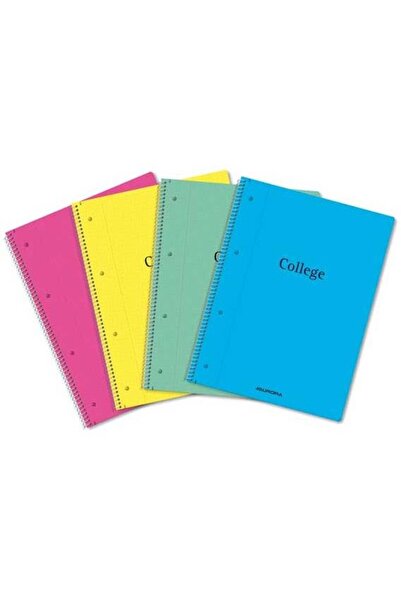 Aurora Caiet cu spirala, A4, 80 file - 70g/mp, 4 perforatii, coperta PP, Coll...