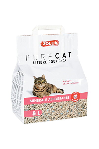 Zolux PURECAT așternut pentru pisici , absorbant mirosuri 8 L