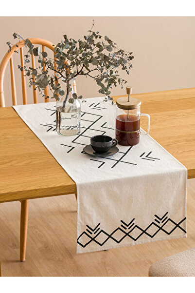 LC Waikiki Rmz Gi̇yi̇m Farkiyla Embroidered Run Table Runner X150 cm